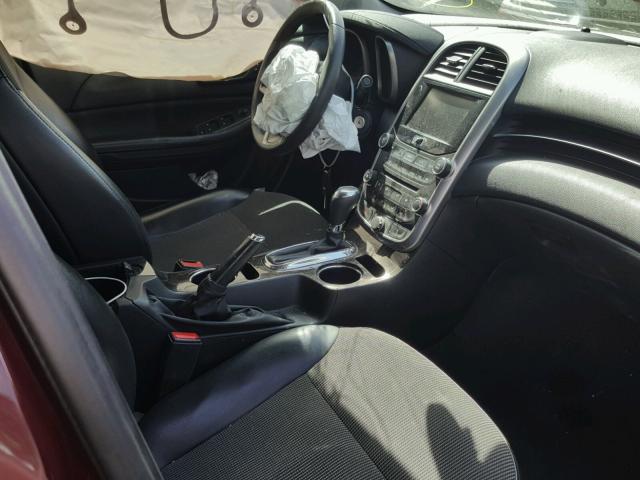 1G11C5SL9FF231283 - 2015 CHEVROLET MALIBU 1LT BURGUNDY photo 5
