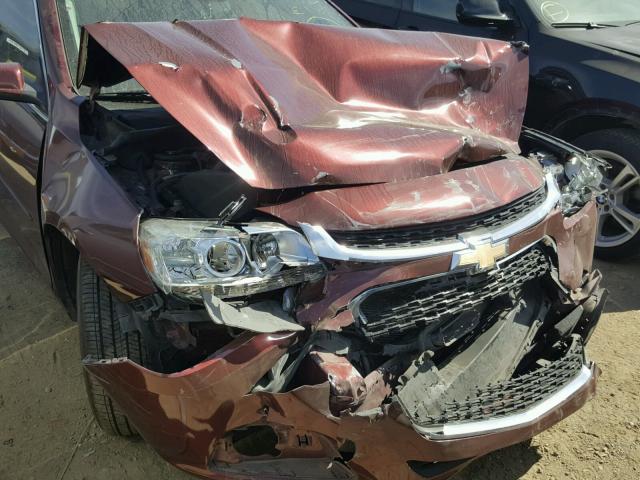 1G11C5SL9FF231283 - 2015 CHEVROLET MALIBU 1LT BURGUNDY photo 9