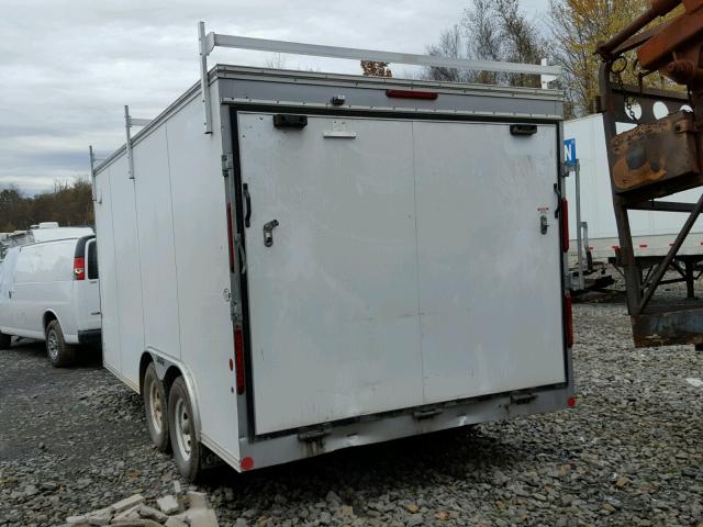 5A3C816D7JL001630 - 2018 CARGO TRAILER WHITE photo 3