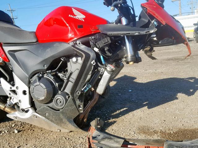 MLHPC4469E5100861 - 2014 HONDA CBR500 R RED photo 9