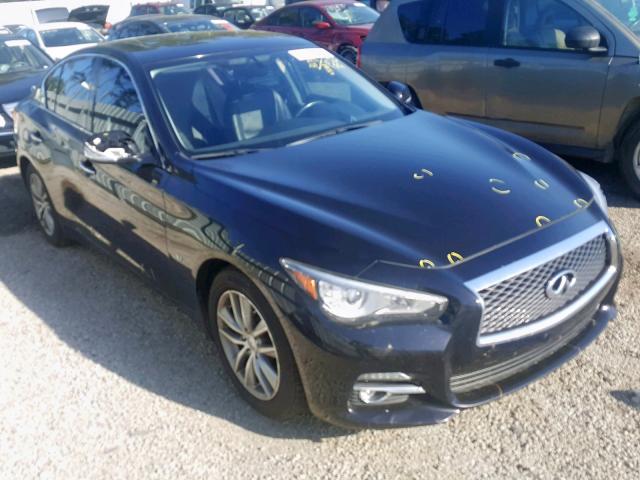 JN1BV7AP4FM332378 - 2015 INFINITI Q50 BASE BLACK photo 1