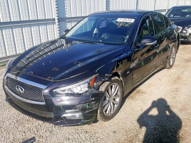 JN1BV7AP4FM332378 - 2015 INFINITI Q50 BASE BLACK photo 2