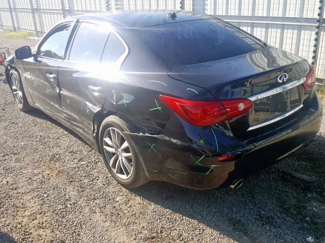 JN1BV7AP4FM332378 - 2015 INFINITI Q50 BASE BLACK photo 3