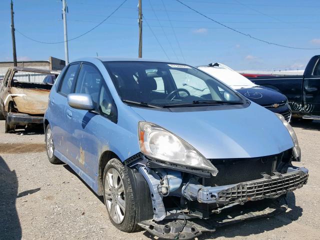 JHMGE88499S031642 - 2009 HONDA FIT SPORT BLUE photo 1