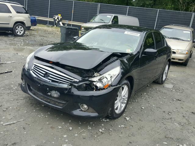 JN1CV6AR4CM673064 - 2012 INFINITI G37 BLACK photo 2