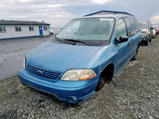 2FMZA50423BA43922 - 2003 FORD WINDSTAR W BLUE photo 2