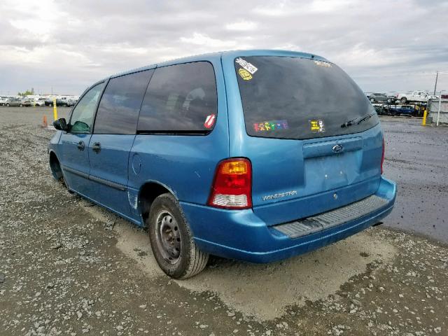 2FMZA50423BA43922 - 2003 FORD WINDSTAR W BLUE photo 3