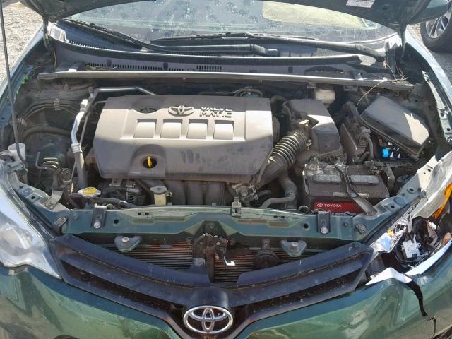 5YFBPRHE9EP079738 - 2014 TOYOTA COROLLA EC GREEN photo 7