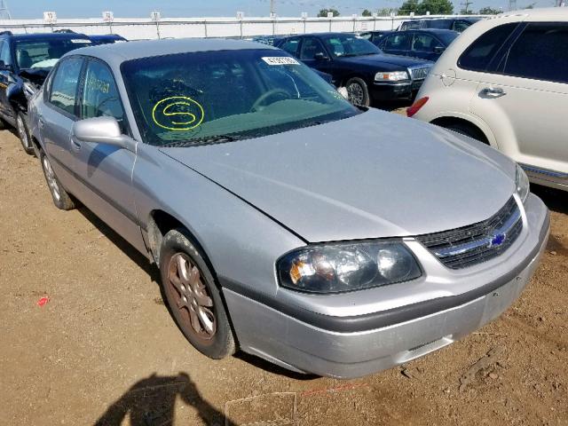 2G1WF52E139225898 - 2003 CHEVROLET IMPALA SILVER photo 1