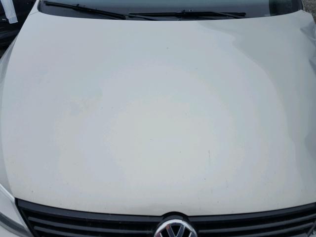 3VW2K7AJ7CM317985 - 2012 VOLKSWAGEN JETTA BASE SILVER photo 7