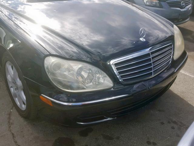 WDBNG83J95A444949 - 2005 MERCEDES-BENZ S 430 4MAT BLACK photo 9