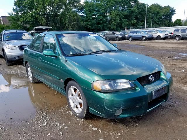 3N1AB51A42L726620 - 2002 NISSAN SENTRA SE- GREEN photo 1