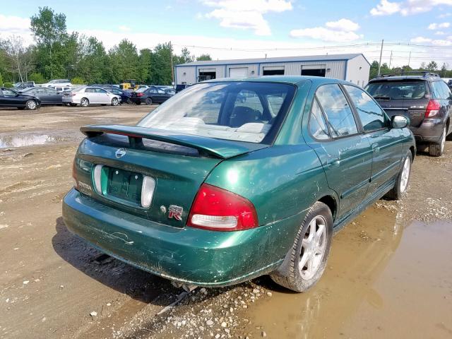 3N1AB51A42L726620 - 2002 NISSAN SENTRA SE- GREEN photo 4