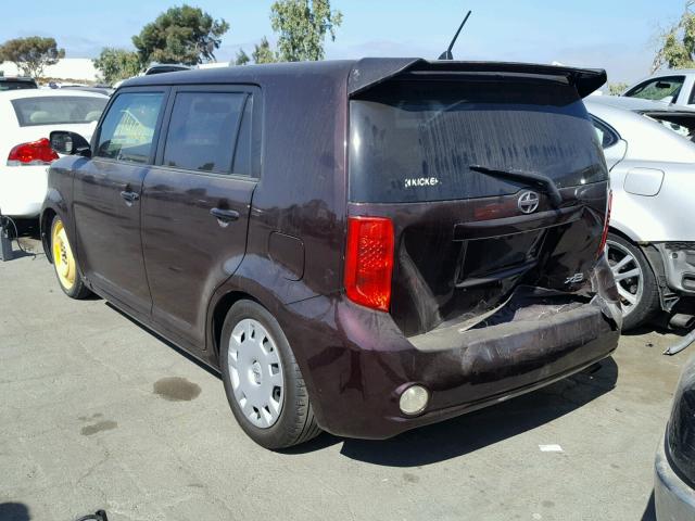 JTLZE4FE8A1111270 - 2010 TOYOTA SCION XB Марун фото 3