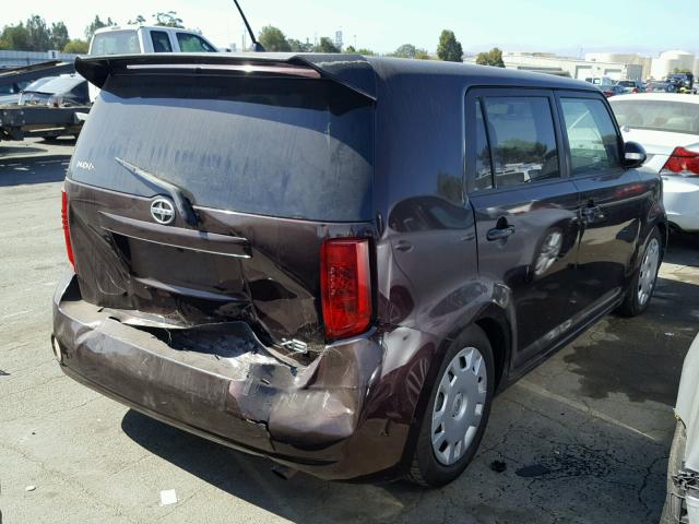 JTLZE4FE8A1111270 - 2010 TOYOTA SCION XB Марун фото 4