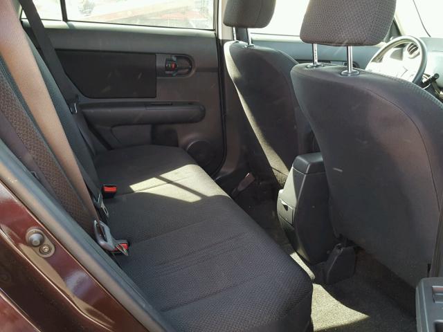 JTLZE4FE8A1111270 - 2010 TOYOTA SCION XB Марун фото 6