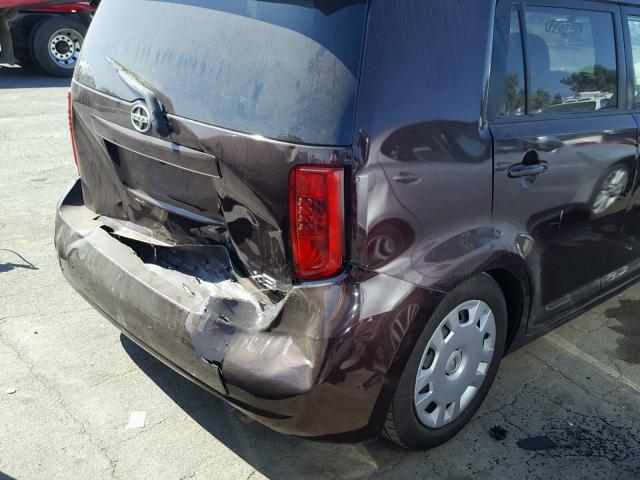 JTLZE4FE8A1111270 - 2010 TOYOTA SCION XB Марун фото 9