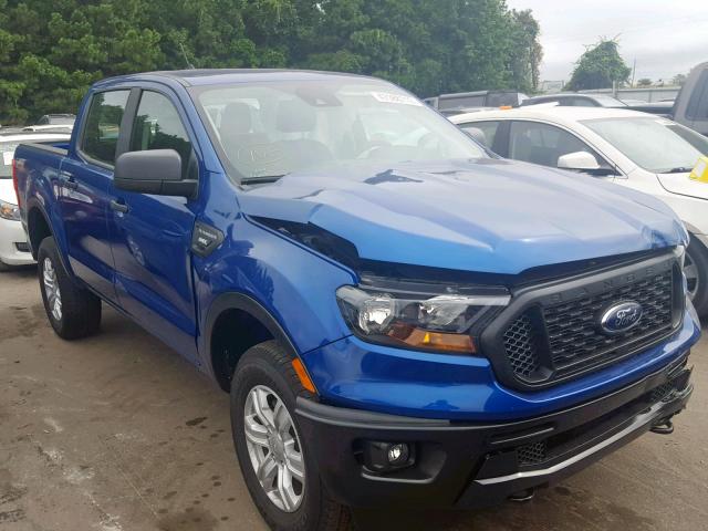 1FTER4EH5KLA63260 - 2019 FORD RANGER SUP BLUE photo 1