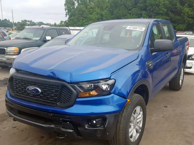 1FTER4EH5KLA63260 - 2019 FORD RANGER SUP BLUE photo 2