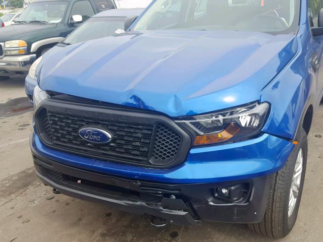 1FTER4EH5KLA63260 - 2019 FORD RANGER SUP BLUE photo 9