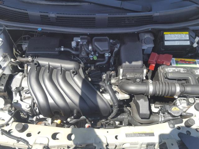 3N1CN7AP6FL801405 - 2015 NISSAN VERSA SV SILVER photo 7