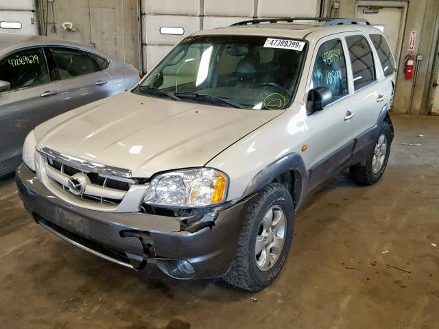 4F2CZ96194KM17182 - 2004 MAZDA TRIBUTE ES 金色 照片 2