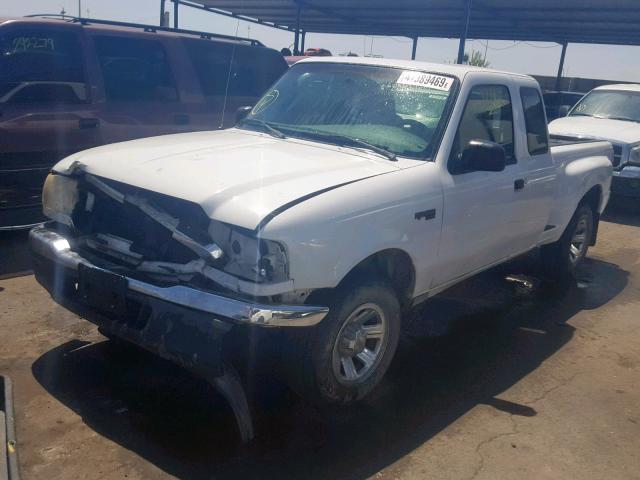 1FTYR14U34PA13253 - 2004 FORD RANGER SUP WHITE photo 2