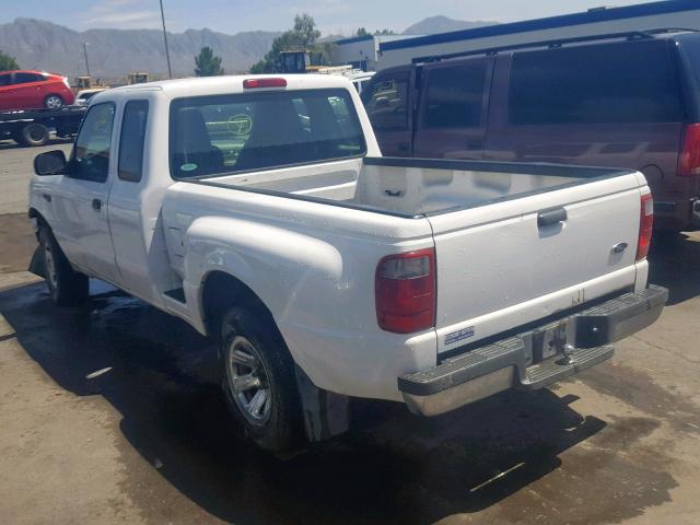 1FTYR14U34PA13253 - 2004 FORD RANGER SUP WHITE photo 3