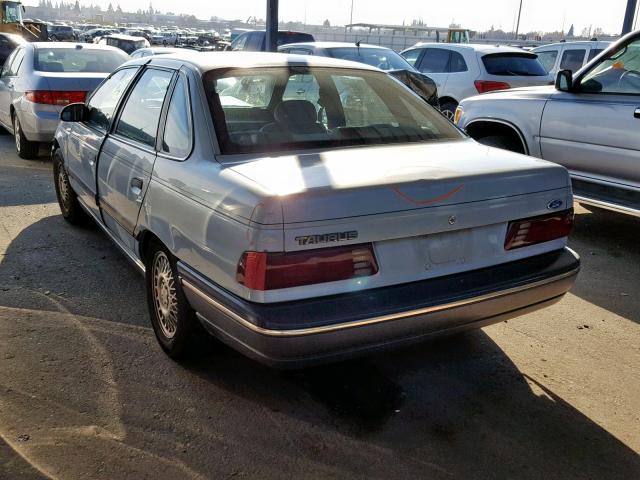 1FACP5245MG219299 - 1991 FORD TAURUS GL BLUE photo 3