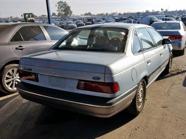 1FACP5245MG219299 - 1991 FORD TAURUS GL BLUE photo 4