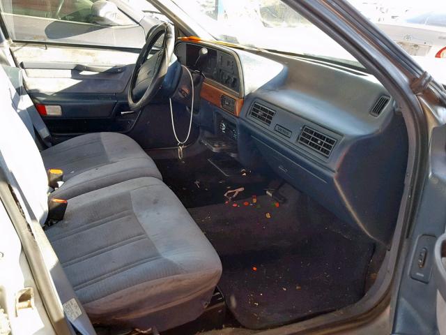 1FACP5245MG219299 - 1991 FORD TAURUS GL BLUE photo 5