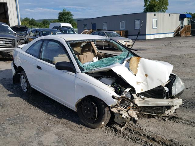 1HGEM22174L068149 - 2004 HONDA CIVIC DX V WHITE photo 1