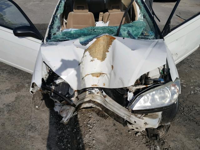 1HGEM22174L068149 - 2004 HONDA CIVIC DX V WHITE photo 7