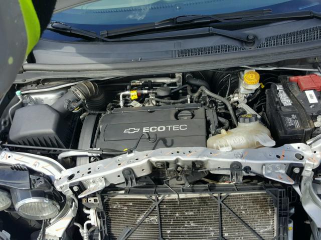 1G1JB6SH0C4130712 - 2012 CHEVROLET SONIC LS SILVER photo 7