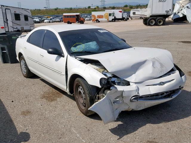 1C3EL46X11N718688 - 2001 CHRYSLER SEBRING LX WHITE photo 1