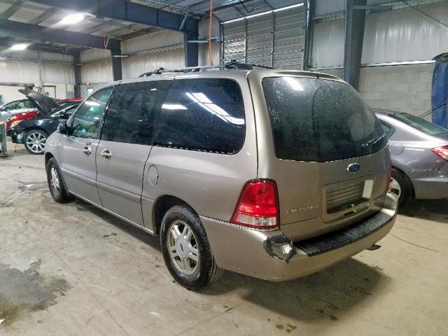 2FMDA52214BA08375 - 2004 FORD FREESTAR S BEIGE photo 3