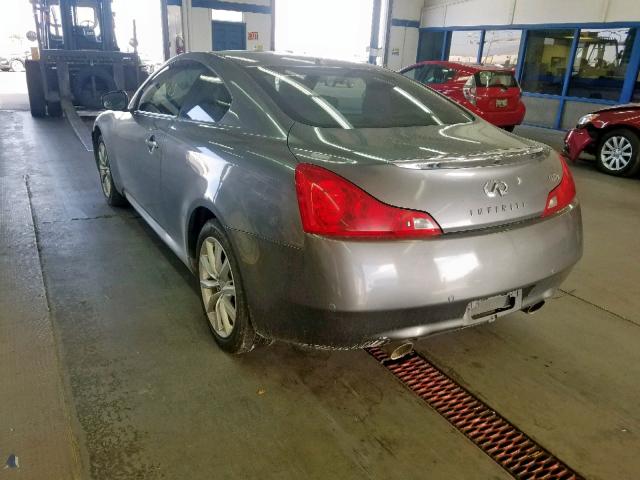 JN1CV6EL5BM260834 - 2011 INFINITI G37 SILVER photo 3