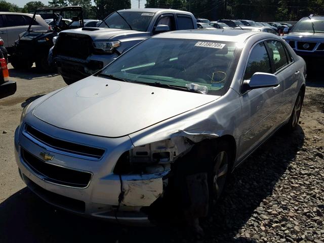 1G1ZC5EU8BF319758 - 2011 CHEVROLET MALIBU 1LT 银色 照片 2