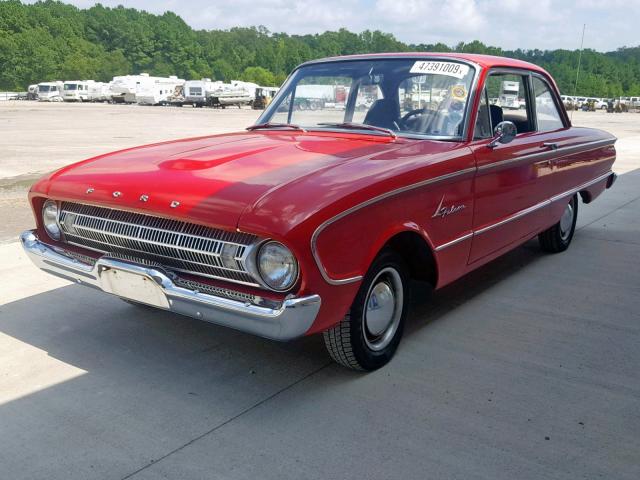 1K11S119572 - 1961 FORD FALCON RED photo 2