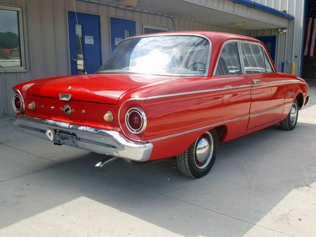 1K11S119572 - 1961 FORD FALCON RED photo 4