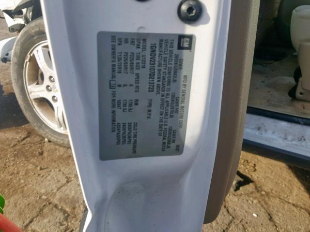 1GNDV23107D213723 - 2007 CHEVROLET UPLANDER L 白色 照片 10