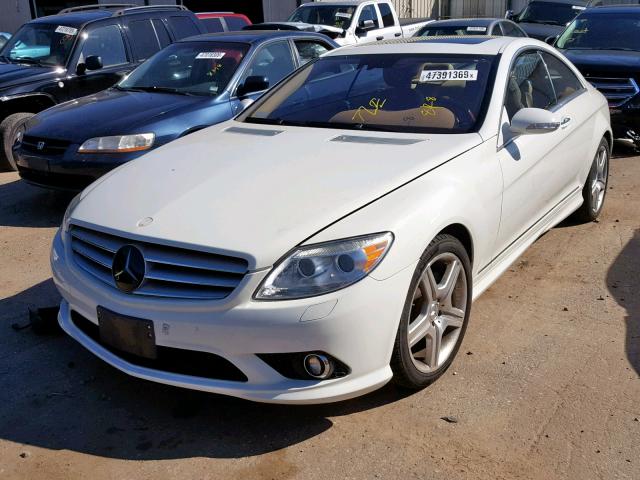 WDDEJ71XX8A009369 - 2008 MERCEDES-BENZ CL 550 WHITE photo 2