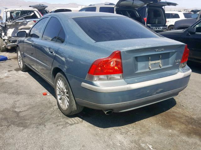 YV1RS58D832250417 - 2003 VOLVO S60 2.4T TEAL photo 3