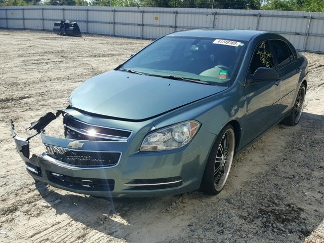 1G1ZG57B99F128358 - 2009 CHEVROLET MALIBU LS Verde foto 2
