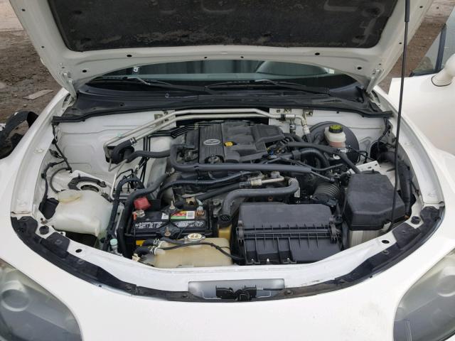 JM1NC25F060112649 - 2006 MAZDA MX-5 MIATA WHITE photo 7