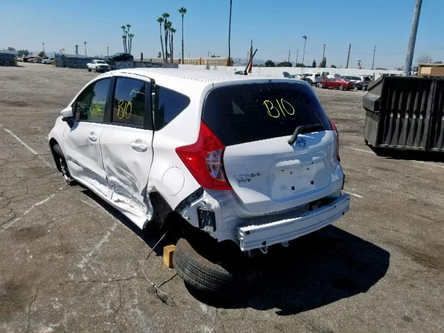 3N1CE2CP1HL379482 - 2017 NISSAN VERSA NOTE WHITE photo 3