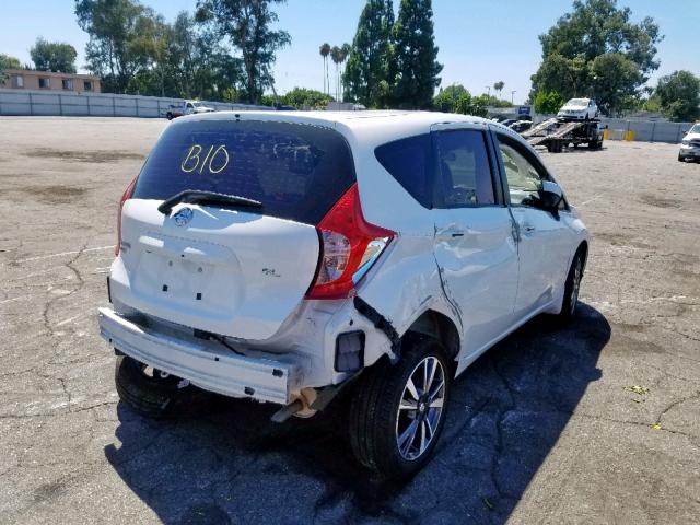 3N1CE2CP1HL379482 - 2017 NISSAN VERSA NOTE WHITE photo 4