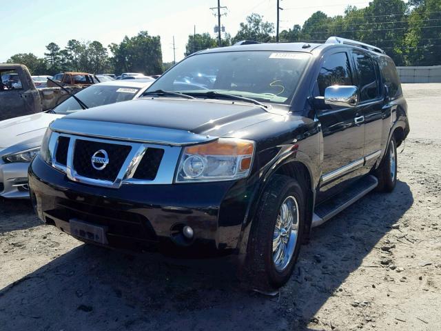 5N1AA0NCXAN602232 - 2010 NISSAN ARMADA SE BLACK photo 2