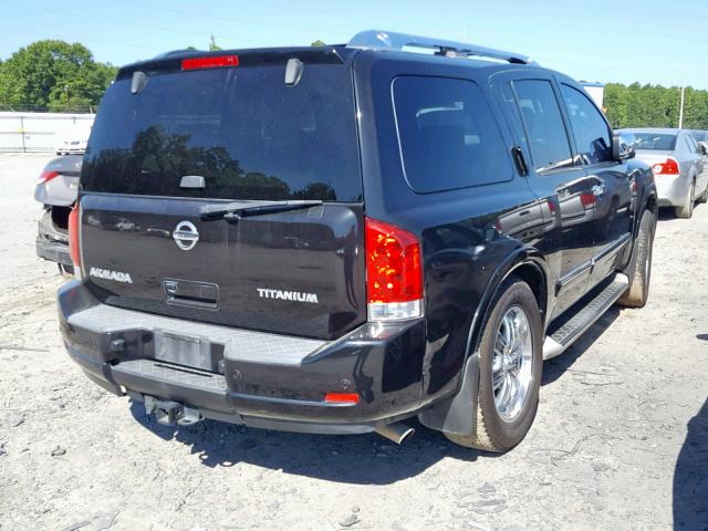 5N1AA0NCXAN602232 - 2010 NISSAN ARMADA SE BLACK photo 4