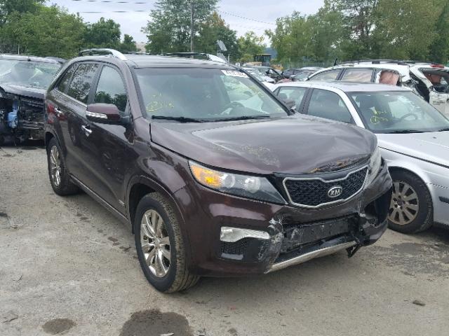 5XYKWDA20CG195241 - 2012 KIA SORENTO SX BURGUNDY photo 1